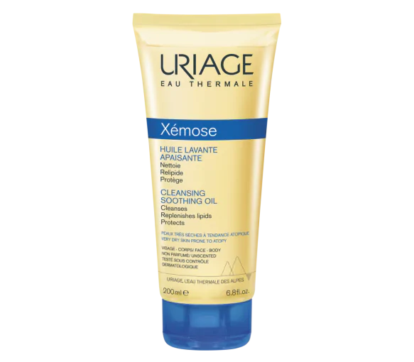 Xémose Huile lavante apaisante Uriage - tube de 200 ml