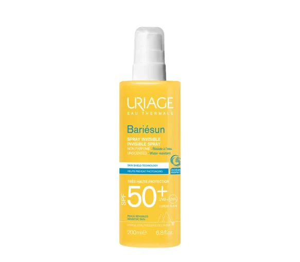 Bariésun spray sans parfum SPF 50+ très haute protection Uriage - spray de 200 ml
