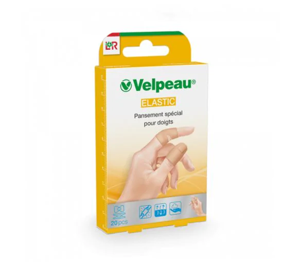 Pansements spécial pour doigts Velpeau - 20 pansements