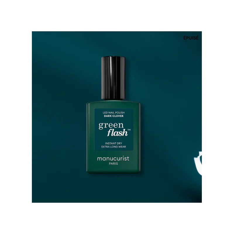 Achat Vernis LED Dark Clover - GREEN FLASH Bleu canard de Manucurist