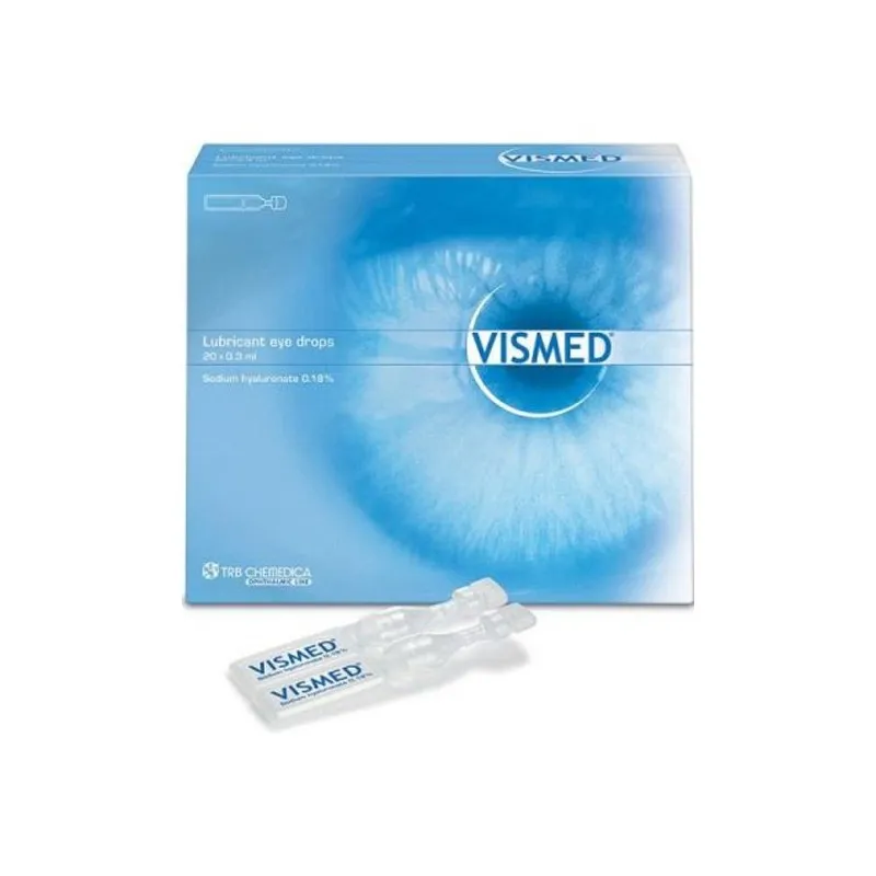 Vismed lubrifiant oculaire 20 unidoses de 0,3ml