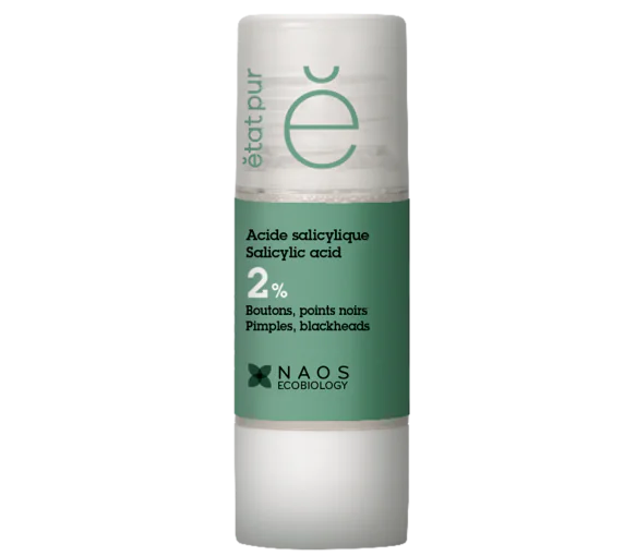 Acide Salicylique 2% boutons et points noirs Etat Pur - flacon de 15ml