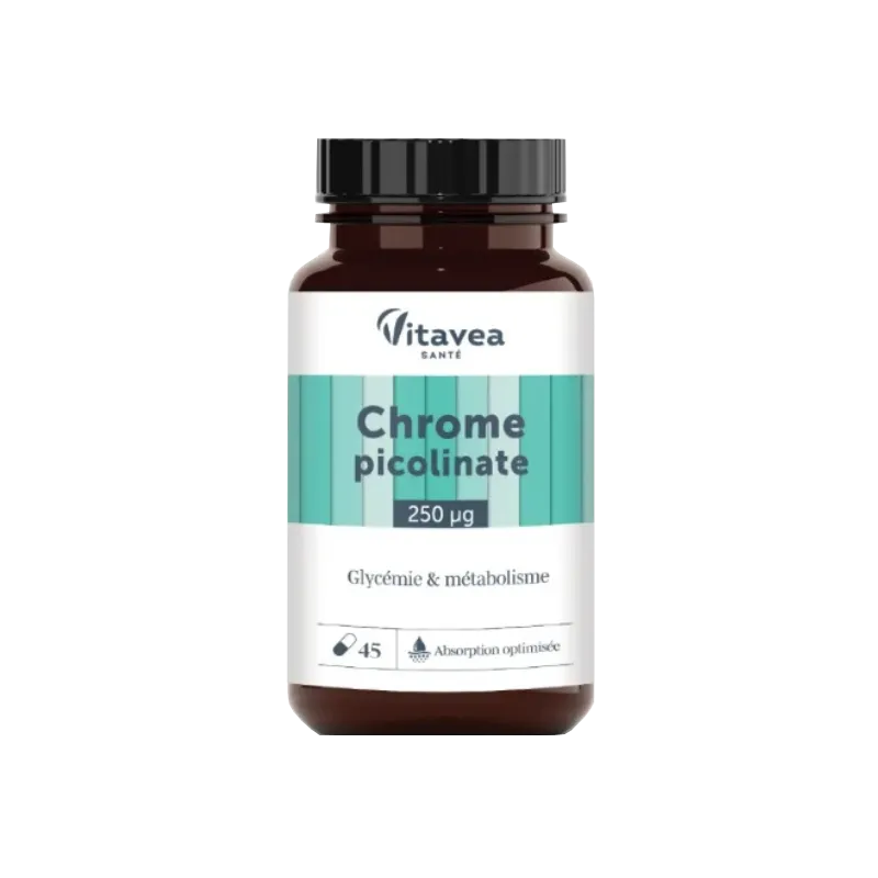 Labokapharma - Vitavea Santé Chrome Picolinate Glycémie & metabolisme 45 gélules