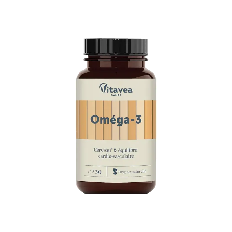 Labokapharma - Vitavea Santé Oméga-3 Cerveau & équilibre cardio-vasculaire 30 capsules