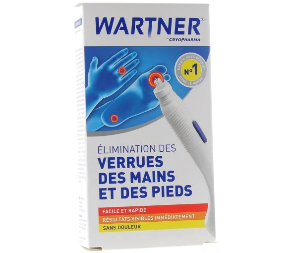 Traitement Rapide Verrues mains et pieds Wartner by cryopharma - 1 stylo applicateur