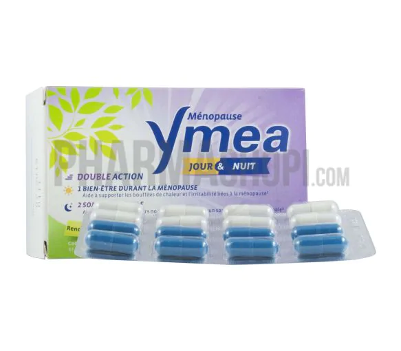 Yméa ménopause jour & nuit - boite de 128 gélules