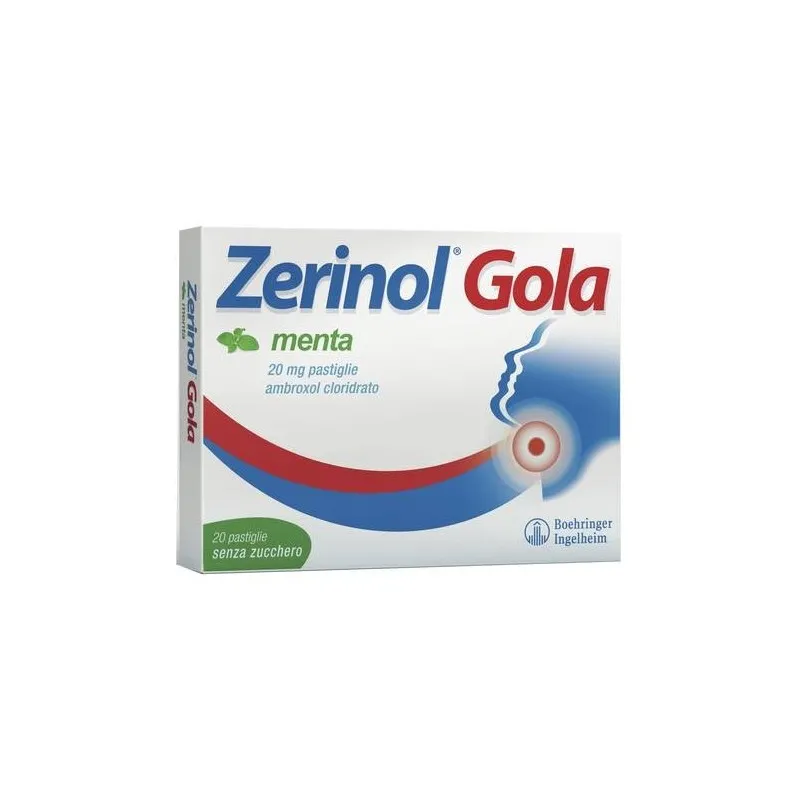 Zerinol Gorge Menthe 18 Comprimés 20 mg