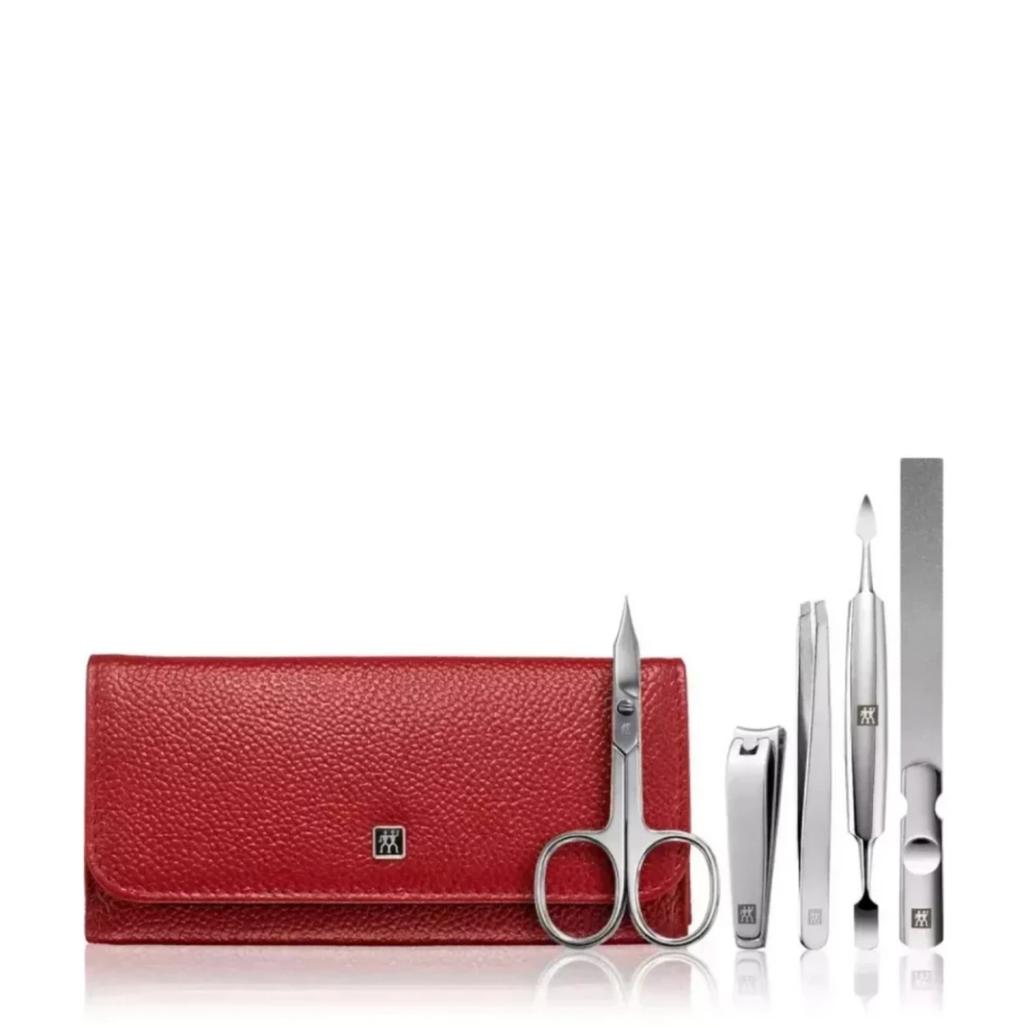 Set Ongles De Manucure De Luxe - Cuir Rouge 110 x 70 mm